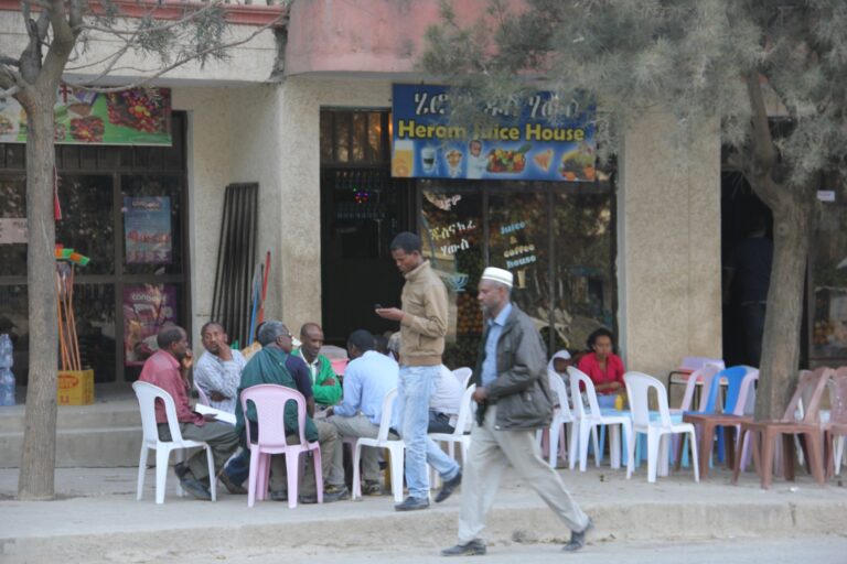 `ከማኹም ኣብ እንዳ ሻሂ ኣይተመስረትናን` ዝብልዎ ዘረባ?